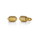 Elephant Hair Cufflinks in 18ct Gold