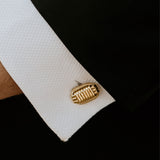 Elephant Hair Cufflinks in 18ct Gold