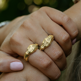Snake Stacking Ring in 18ct Gold