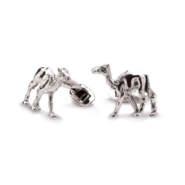 Camel Cufflinks in Sterling Silver