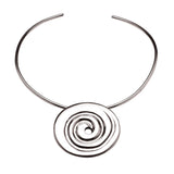 Extra Large Ndoro Pendant with Sterling Silver Wire Choker