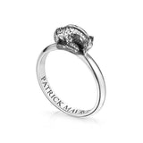 Animal Lover Giraffe Mini-Ring in Sterling Silver