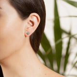 Heart of Africa Earrings in Silver by Patrick Mavros