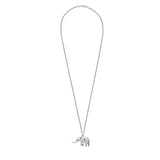 Elephant Boy Pendant in Silver
