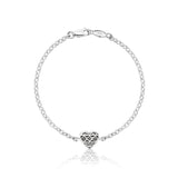 Heart of Africa Bracelet in Silver