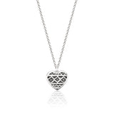 Heart of Africa Pendant in Silver - Extra Large