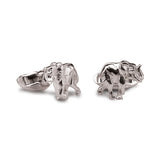Lucky Elephant Cufflinks in Sterling Silver