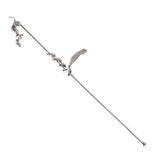 Mongoose & Cobra Swizzle Stick in Sterling Silver