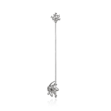 Movie of Octopus Swizzle Stick in Sterling Silver
