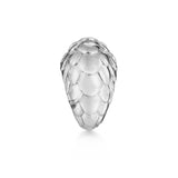Pangolin Haka Ring in Sterling Silver