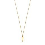 Pangolin Scale Pendant Small in 18ct Gold