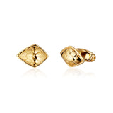 Pangolin Shield Cufflinks in 18ct Gold