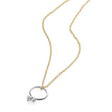 Ma & Ba Ele Ring in Sterling Silver and Link Chain in 18ct Gold