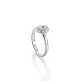 Sea Urchin Petite Ring in Blue Topaz in Sterling Silver
