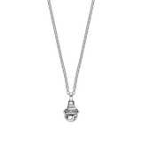 Nada Pendant - Silver Bead in Silver by Patrick Mavros