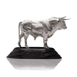 Spanish Bull on Blackwood Base - Large by Patrick Mavros