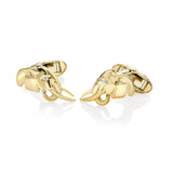 TUSK Cufflinks with Diamond in 18ct Gold