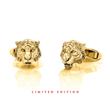 Tiger Zodiac Cufflinks in 18ct Gold
