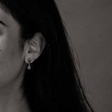 Vakadzi Drop Earrings with Diamond and Chrysoprase in 18ct Gold by Patrick Mavros