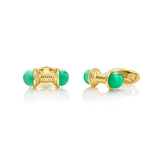 Nada Cufflinks - Chrysoprase in 18ct Gold by Patrick Mavros