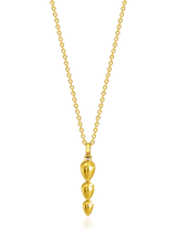 Pangolin Drop Pendant in 18ct Gold - Small
