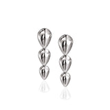 Pangolin Drop Earrings in Silver - Small