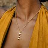 Pangolin Drop Pendant in 18ct Gold - Small