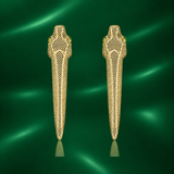 Snake Earrings in 18ct Gold - Large