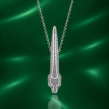 Snake Necklace in Silver - Large