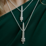 Snake Necklace in Silver - Small