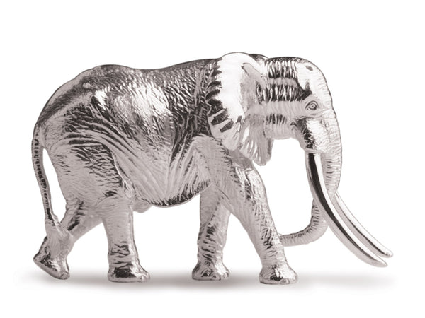 Elephant Mafunyane Sculpture in Sterling Silver