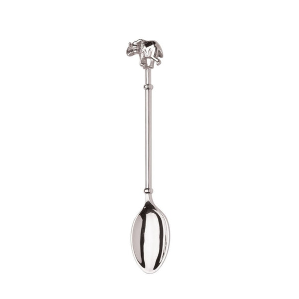 Elephant Walking Coffee Spoon in Sterling Silver