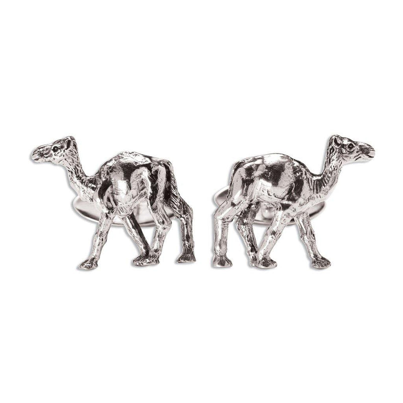 Camel Cufflinks in Sterling Silver