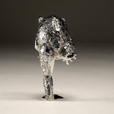 Toad Standing Sculpture in Sterling Silver - Medium