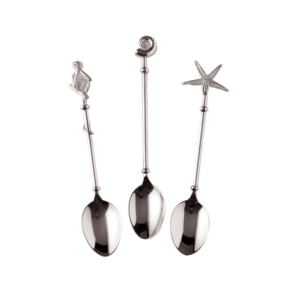 カトラリー(スプーン等) sterling silver coffee spoon Sterling Silver Coffee Spoons | African Animal Coffee Spoons