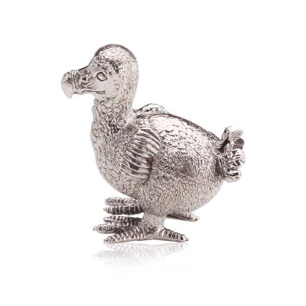 Dodo Father Sculpture in Sterling Silver - Tiny