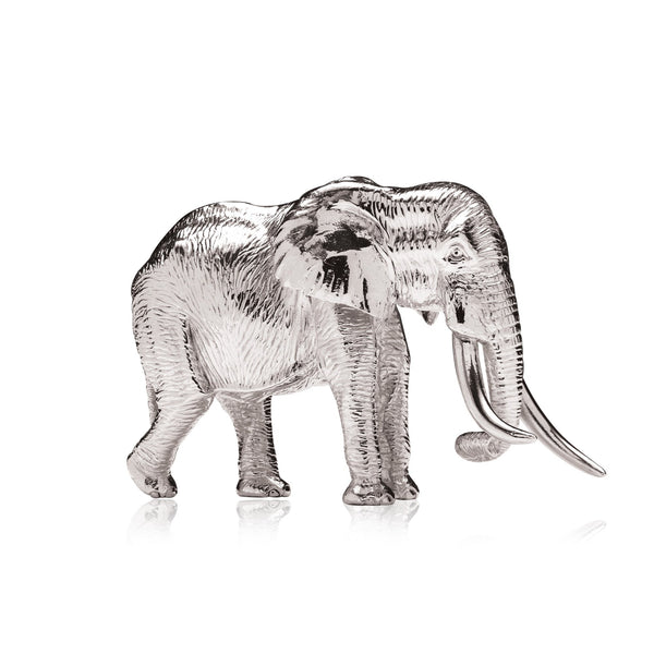 Elephant Babu Sculpture in Sterling Silver