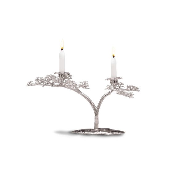 Fari Tree (Acacia) Candle Holder II in Sterling Silver