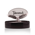 Fish Eagle Place Card Holder in Sterling Silver on Zimbabwean Blackwood base