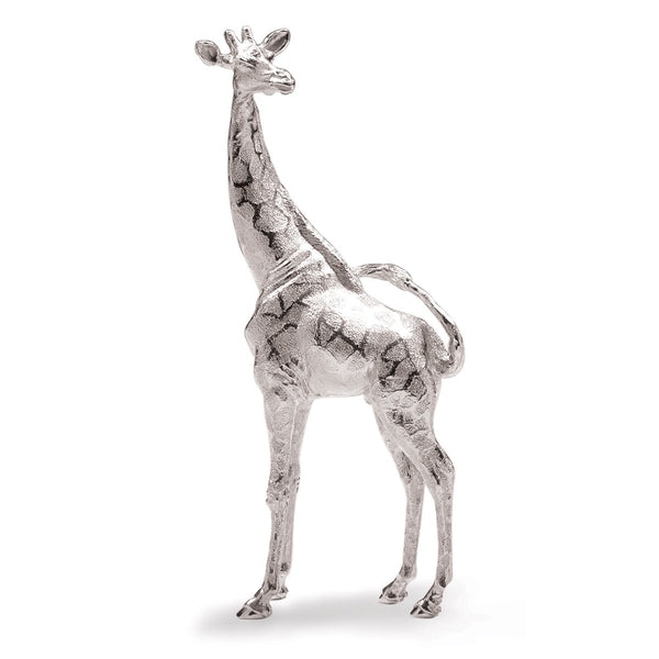 Giraffe Cow Sculpture in Sterling Silver