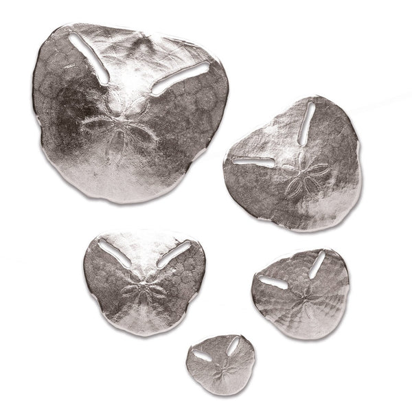 Pansy Shell Family Paperweights in Streling Silver