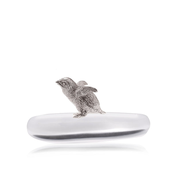 Penguin No.8 Sculpture in Sterling Silver