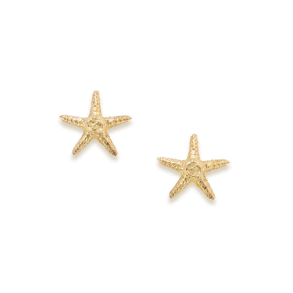Starfish Petite Stud Earrings in 18ct Gold