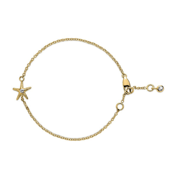 Starfish Treasure Bracelet in 18ct Gold