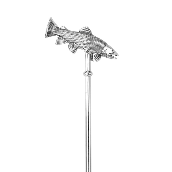 Trout Cocktail Stirrer in Silver
