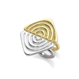 Vakadzi Ring in Silver by Patrick Mavros