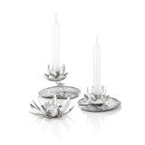 Xigera Candle Holder in Silver - Tall