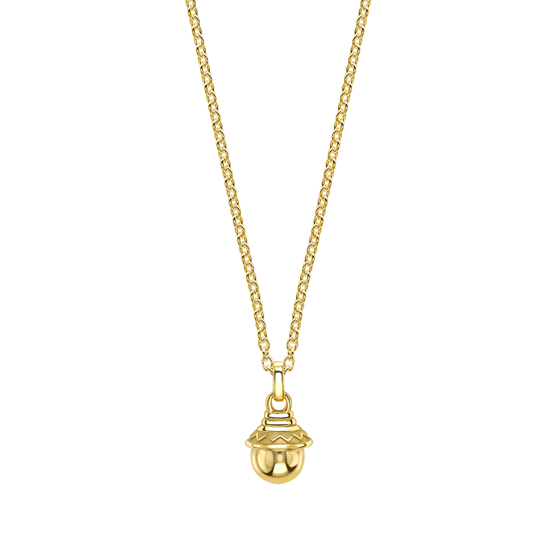 Nada Pendant - Gold Bead in 18ct Gold by Patrick Mavros