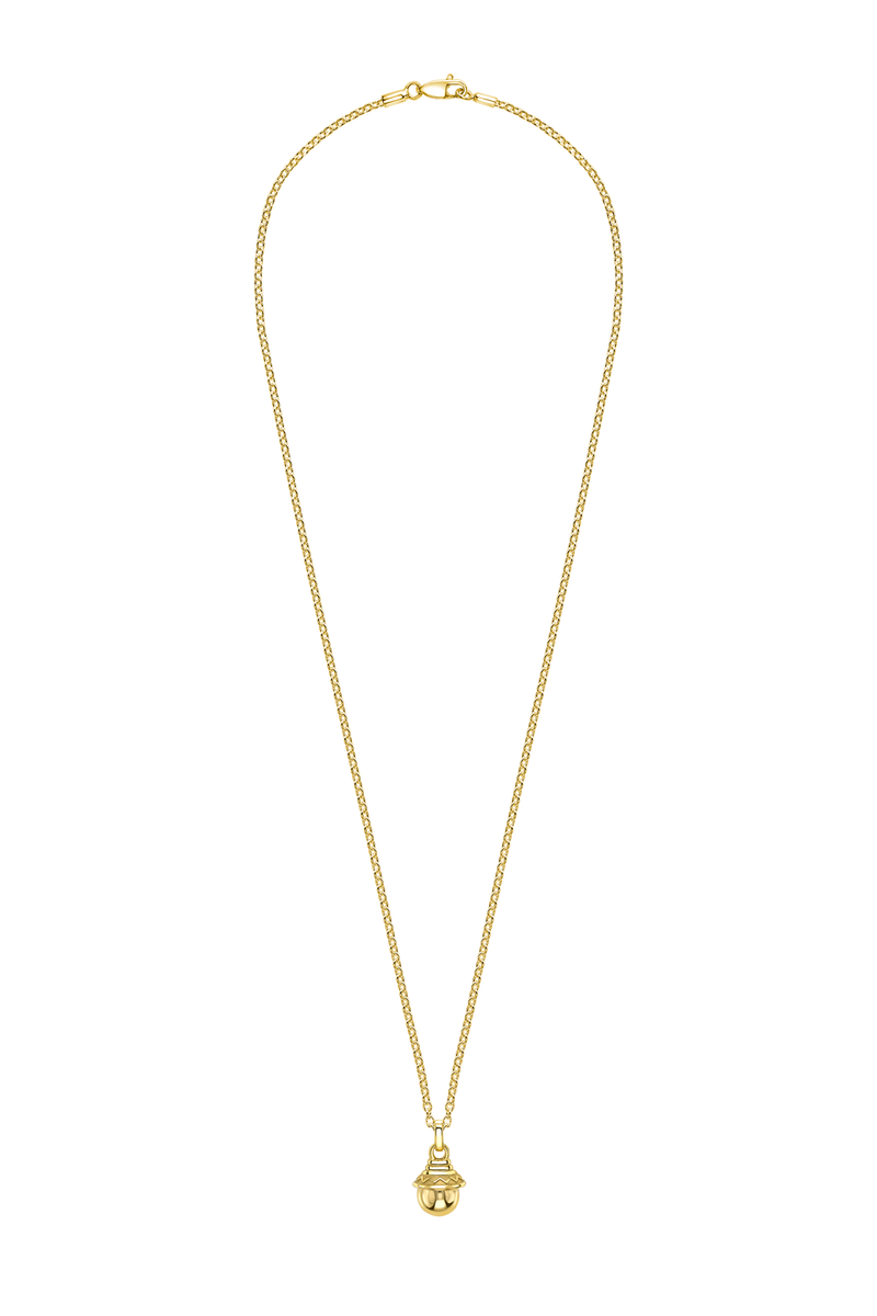 Nada Pendant - Gold Bead in 18ct Gold by Patrick Mavros