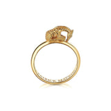 Animal Lover Giraffe Mini-Ring in 18ct Gold